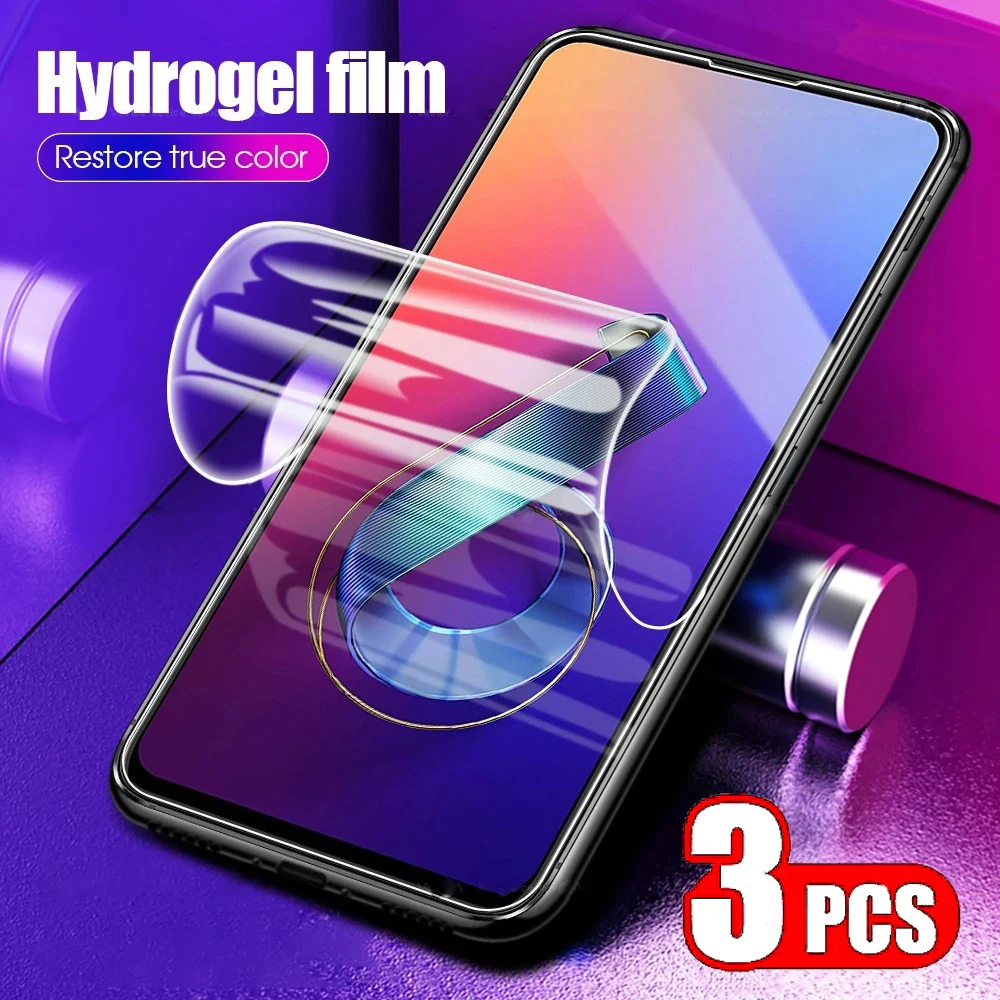 3-Pack Hydrogel Screen Protector Film