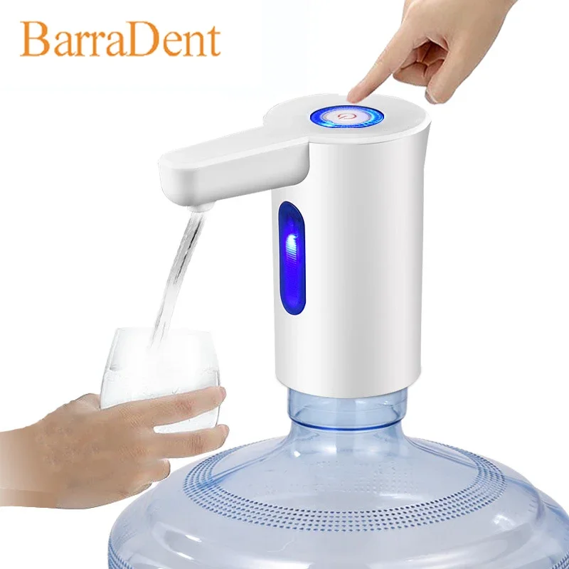 Bottled Water Dispenser Electric Mini Wireless Bottled Water Electric Pump USB Rechargeable Portable Water Pump Booster 1