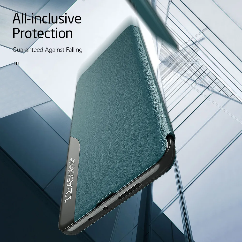 Premium Smart Magnetic Leather Flip Case - Shockproof Book Stand Phone Cover