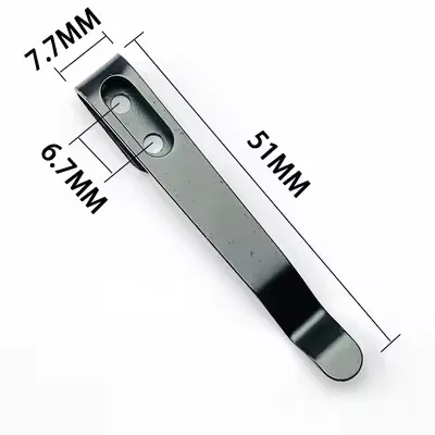 17 Sizes Stainless Steel Back Clip for DIY Folding Pocket Knife Tool DIY Accessories Folding Knife Back Clip Holder