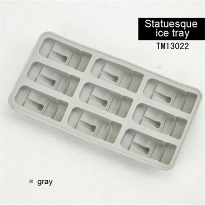 Easter Island Moai Stone Statues Freeze Mini Silicone Ice Tray Ice Lattice Cubes DIY Mould Mold Funny New Tricks Party Drink ice mold
