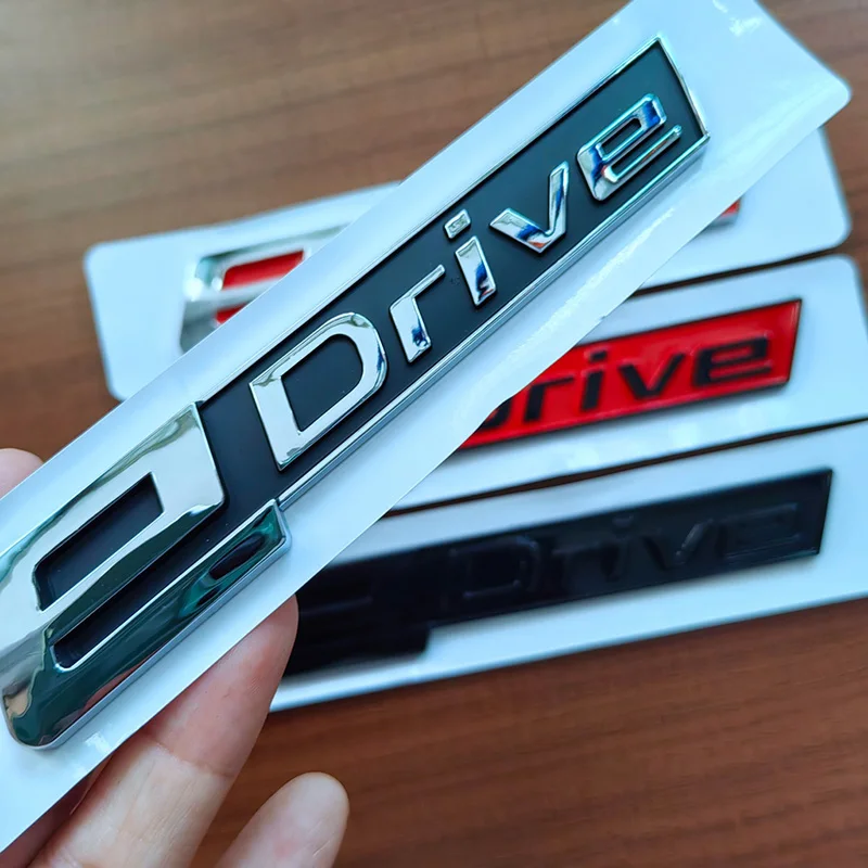 3D ABS 크롬 블랙 E 드라이브 로고 Edrive 엠블럼 자동차 트렁크 배지 데칼 i3 i4 i5 i7 530e 530 G30 Edrive 스티커 액세서리