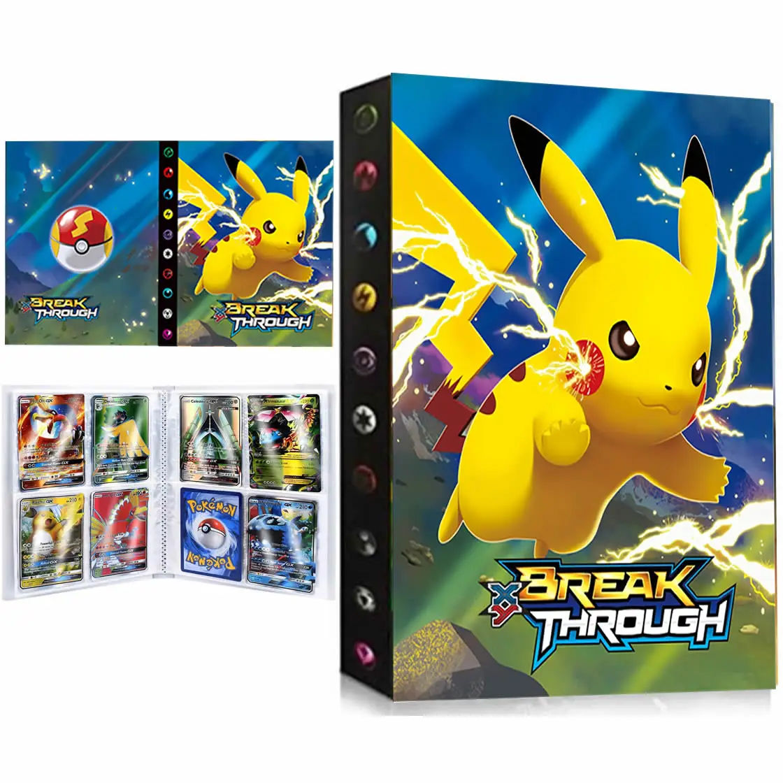 Pokemon Album Book 240Pcs Pokemon card Binder Map Holder Game Characters  Cards Collections Folder Loaded List Toys Gift For kids| | - AliExpress