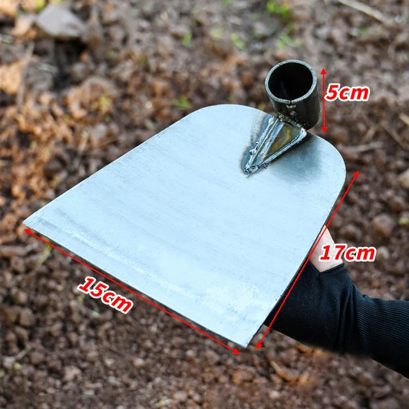Description Picture 3 of item1Pcs Thickened Stainless Steel Hoe Weed Remover Weeding Hoe For Planting Vegetable Loosening Soil Outdoor Gardening Tools