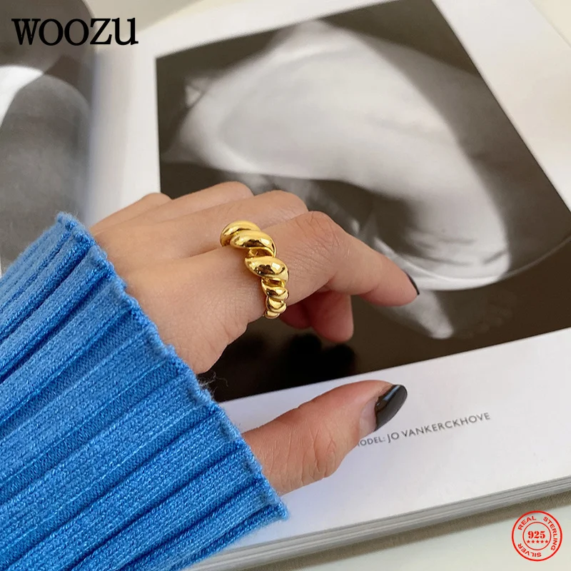 

Кольцо геометрической формы из серебра 925 пробы, золотого и серебряного цвета