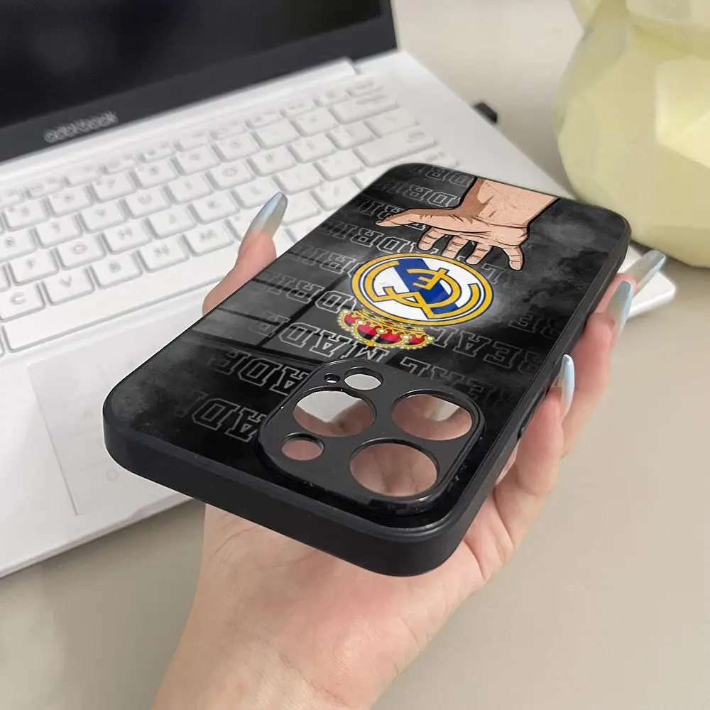 Elegant Real-C-M-MadridE-E Glass Phone Case Cover