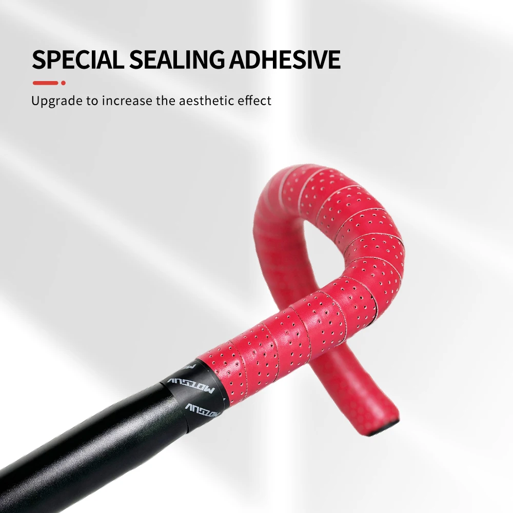 MOTSUV Road Bicycle Handlebar Tapes Bar Through Hole Comfortable Anti-slip Waterproof Ventilation Bike Bar Straps Cycling Access