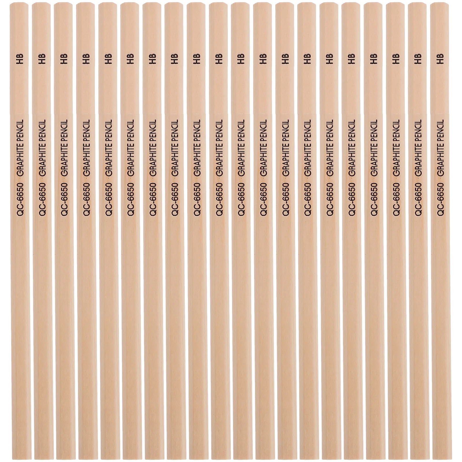 50Pcs 나무 육각형 연필 긴 쓰기 디자인 학생 예술가를위한 휴대용 경량 지울 수있는 드로잉 스케치 도구
