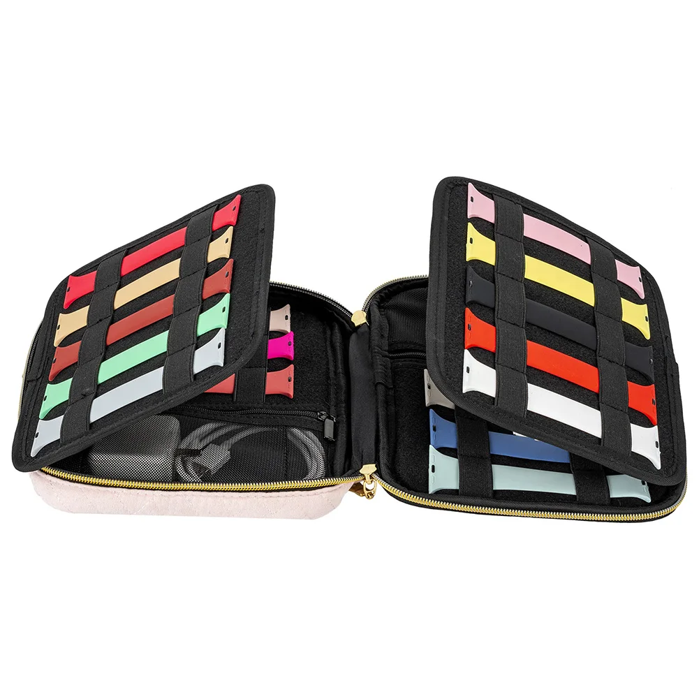 Smart Watchband Velvet Storage Hanging Bages Watch Strap Storage Bags Watchse Strap Accessories Bag Jewelry Box