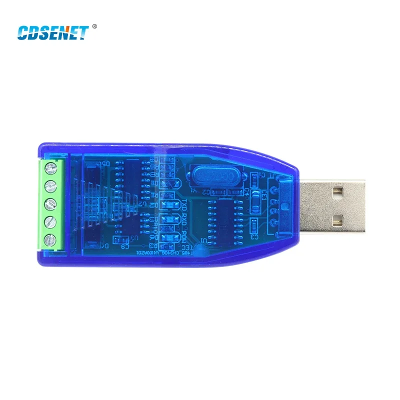 USB To RS485 RS232 Communication Converter Adapter USB To TTL Module TVS Protection Supports Win8 Win10 can usb converter