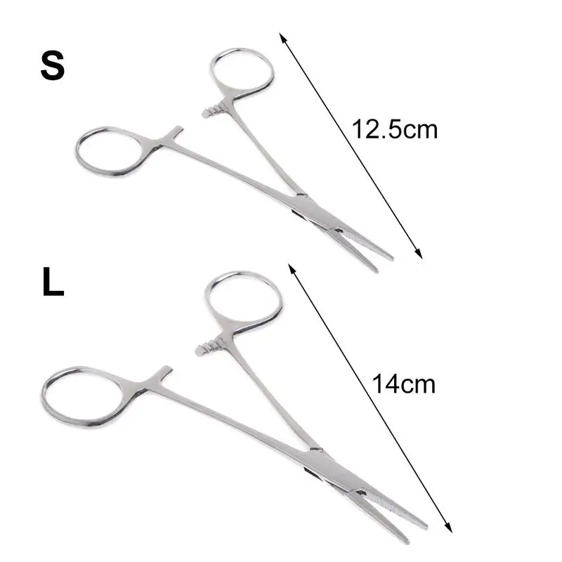 Pet Hemostatic Hair Clipper Tweezer Scissors Dog Clamp Ear Supplies Ear Fur Trimming Scissor Dog Stainless Steel Grooming Tools