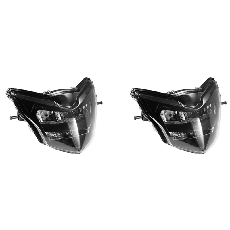 

2 шт., прозрачные передние фары для мотоциклов YAMAHA LC135 V2 V6