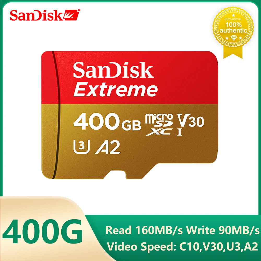 SanDisk SD Memory In Card Stick Reader In Memory 32 GB 128 GB 256 GB 400 GB 512 GB 1TB Extreme Pro Micro 64 GB Class 10 U 3 Card memory cards Memory Cards