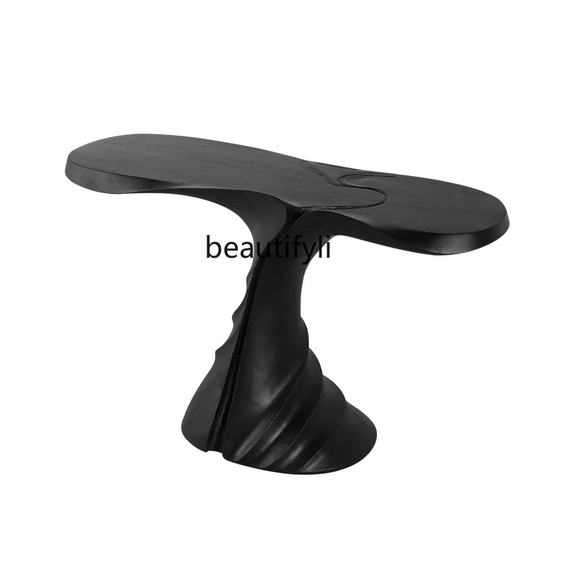 

Sili Wind Home Console a Long Narrow Table Aisle Wall Side View Art Decoration All Solid Wood Console Tables