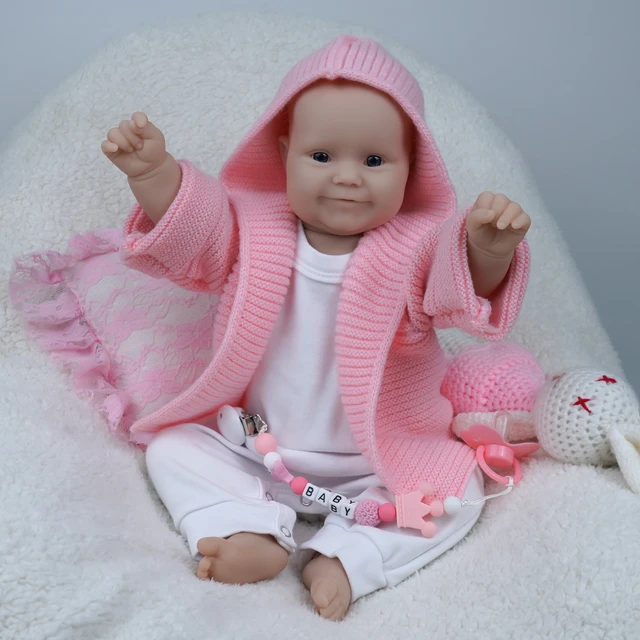 20inch bebe reborn boneca realista recém-nascido corpo corpo sem pintura  peças de boneca inacabado DIY kit de boneca em branco brinquedos para