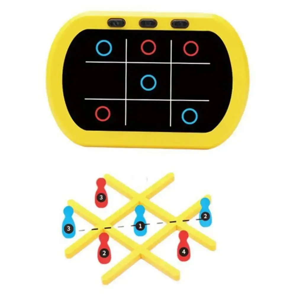 Multifunctional 5-in-1 TIC-TAC-TOE Electric Whack-a-Mole Handheld Bolt Game Montessori Memory Growth Puzzle Table Game Children