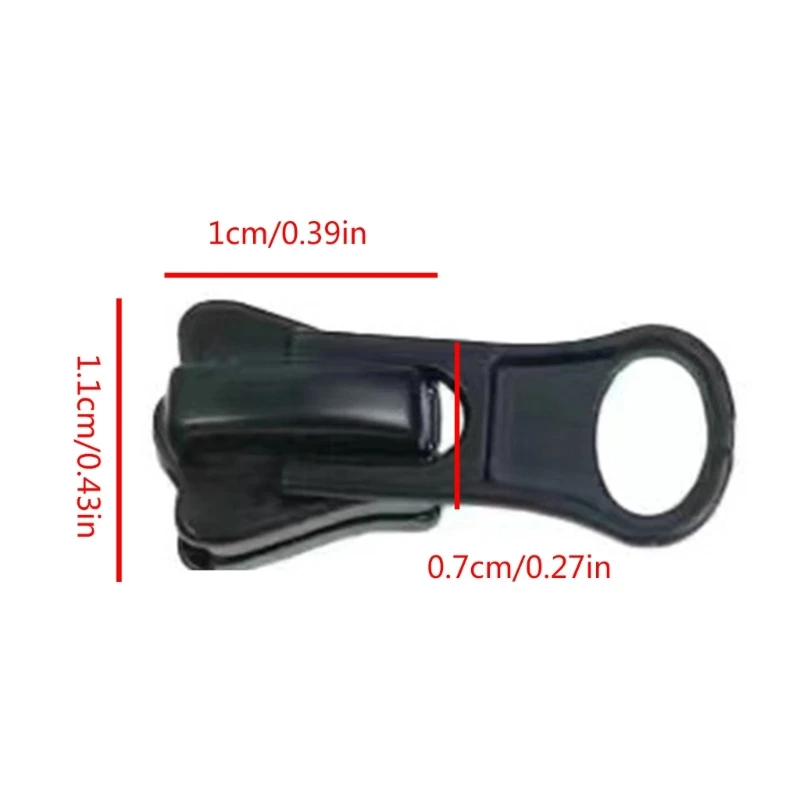 10pcs Zippers Sliders Pullers Zippers Repair Zips Replacement #3 #5 #8