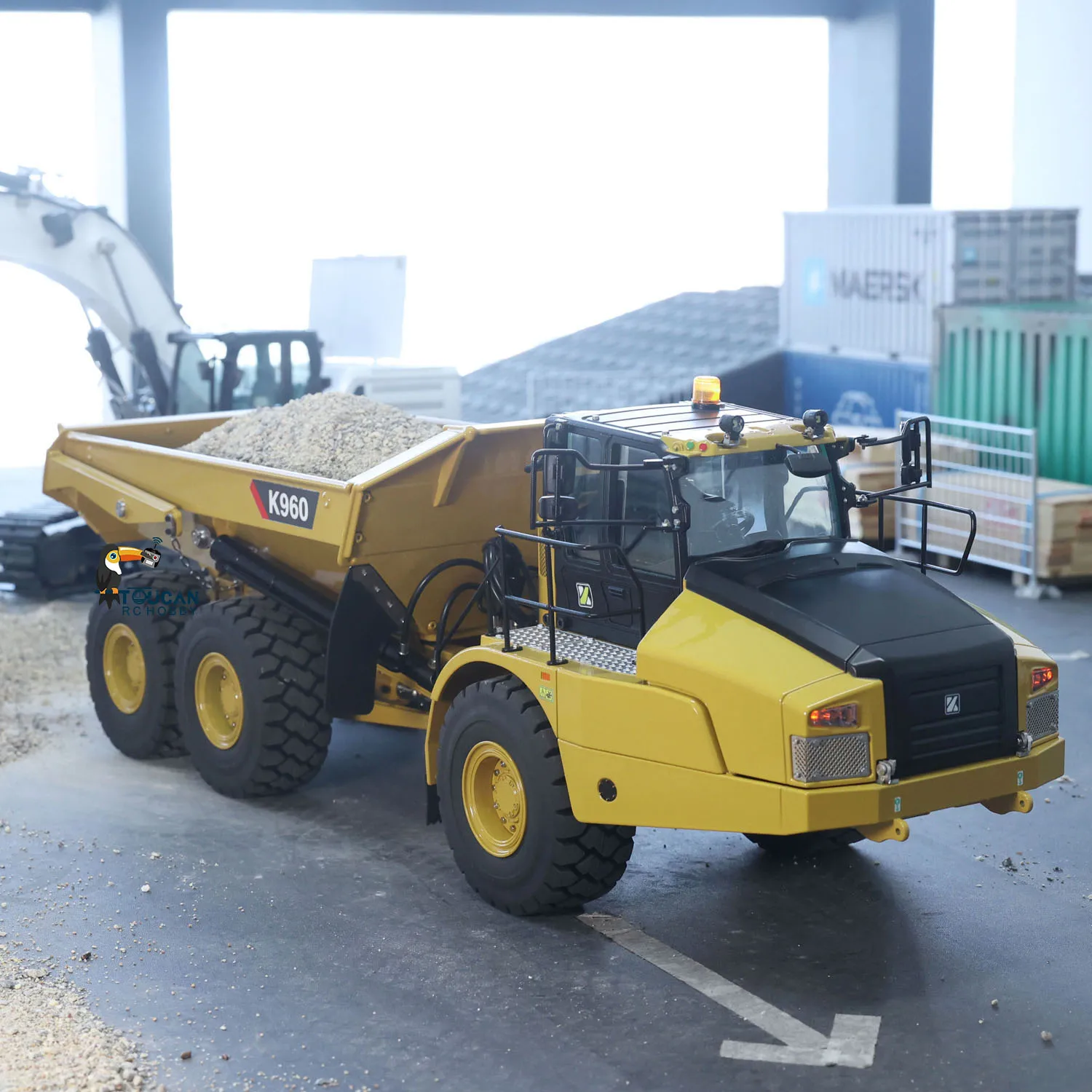 Kabolite K960 Articulated Truck K961-100S RC Hydraulic Excavator HUINA Upgraded Version K336GC Engineering Model Boy Toys 4