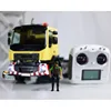 In Stock LESU RC Tractor Truck 1/14 RTR 6x6 Metal Chassis Painted Remote Control Car Lights Sound Smoking Model TOUCAN THZH1604 1