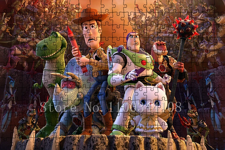 300/500/1000 個ディズニートイストーリージグソーパズルウッディバズ