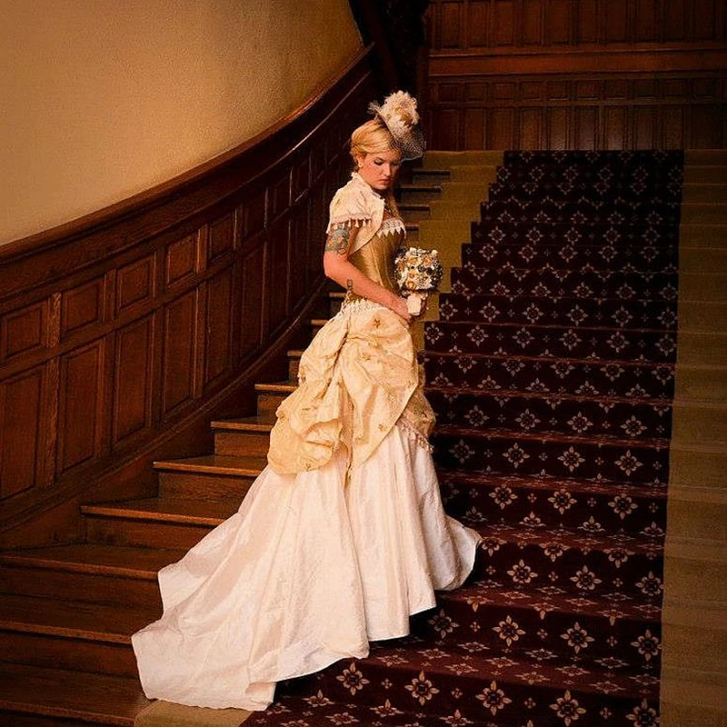 Wedding Dress Robe Victorienne Mariage Robe Victorienne Taille M