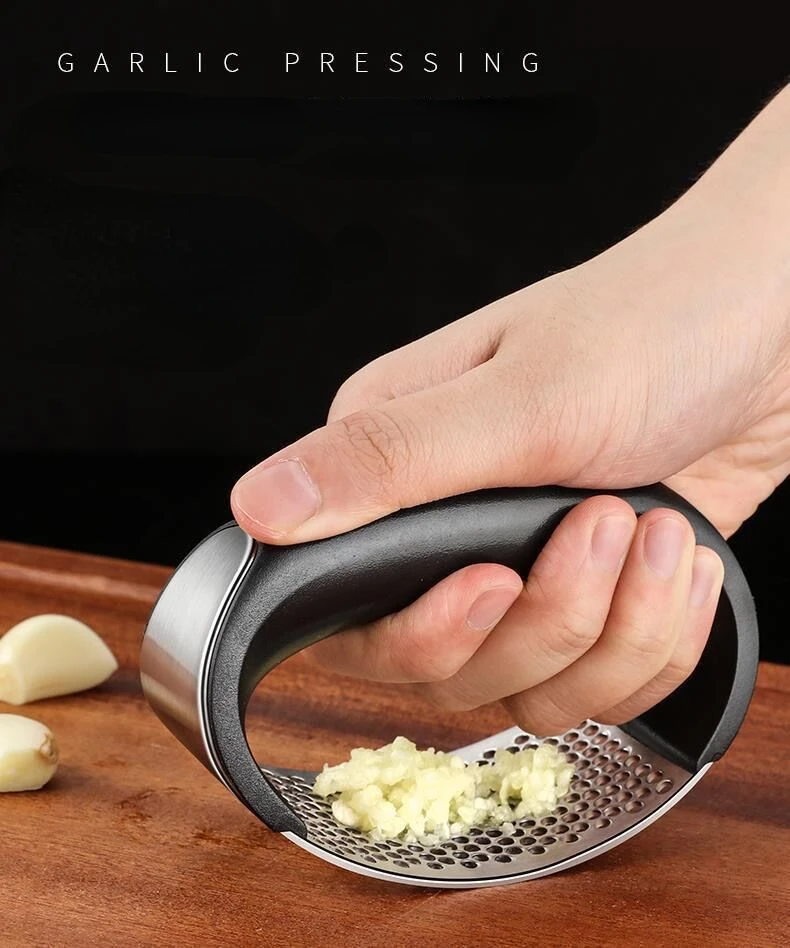 Picadora de ajo manual portátil, picadora molienda de ajo, multifunción,  Gadgets de cocina - AliExpress