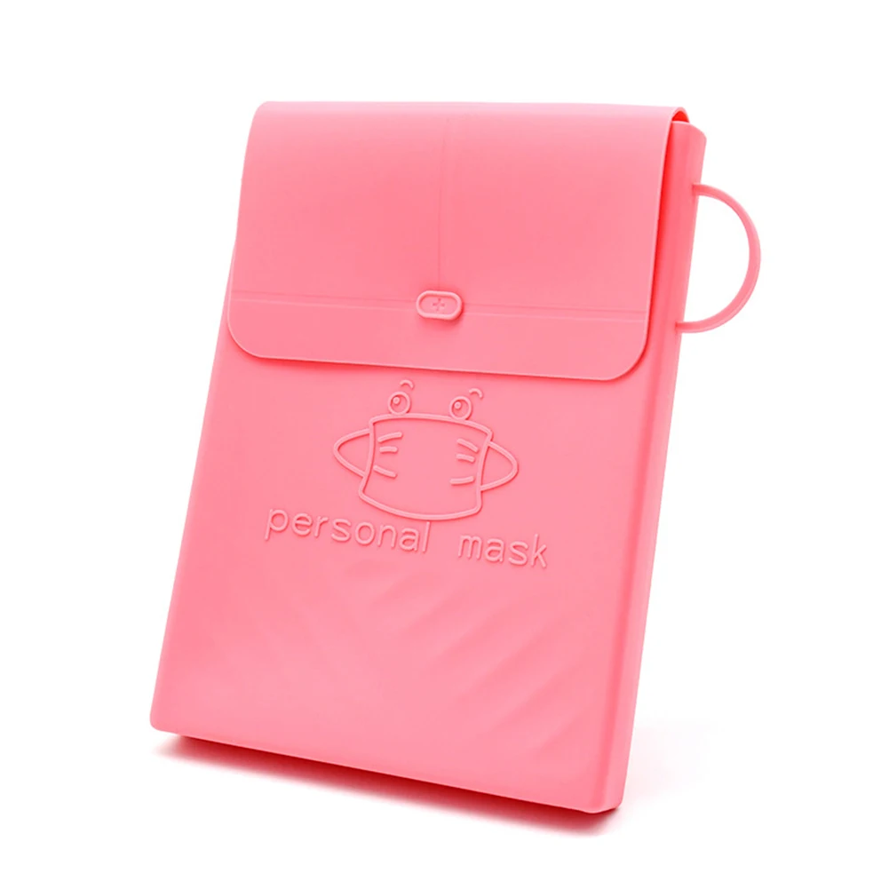 Silicone Mask Storage Bag Multi-Function Waterproof And Dustproof Easy To Carry Storage Clip