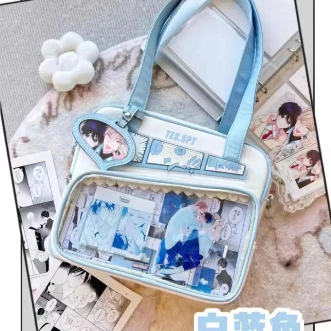 Itabag Girls Japanese Harajuku Cool PU Leather Tote Handbags