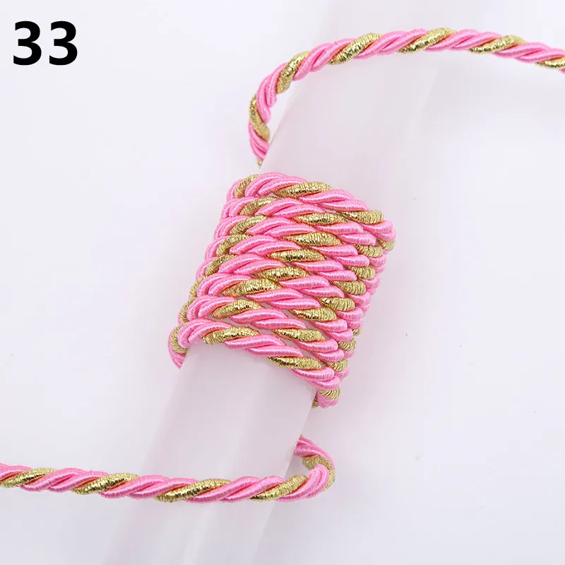 5m 3mm Three-Strand Colorful Polypropylene Rope for Rustic Home Decor & DIY Projects