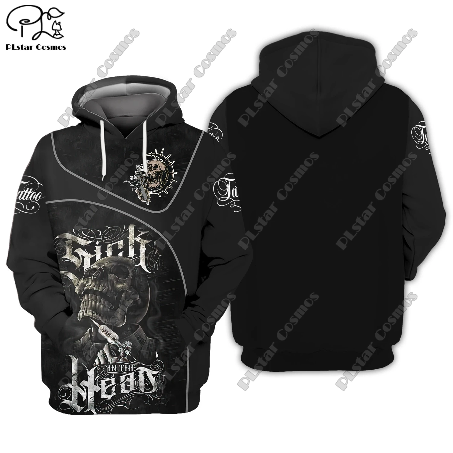 

PLstar Cosmos 3D Printed Custom Name Tattoo Graphic Print Unisex Clothing Fun Casual Hoodie/Sweatshirt/Zip/Jacket/T-Shirt WS-4