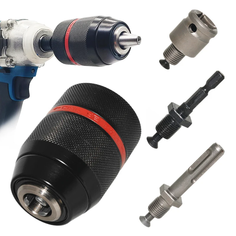 1-2-20unf-13mm-drill-chuck-keyless-quick-change-adapter-electric-drills