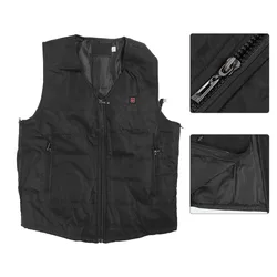 USB Electric Warm Keeping Heating Vest Waistcoat Washable Outdoor Winter Coat Three Gears Adjustable Heated Jacket Hunting Vest