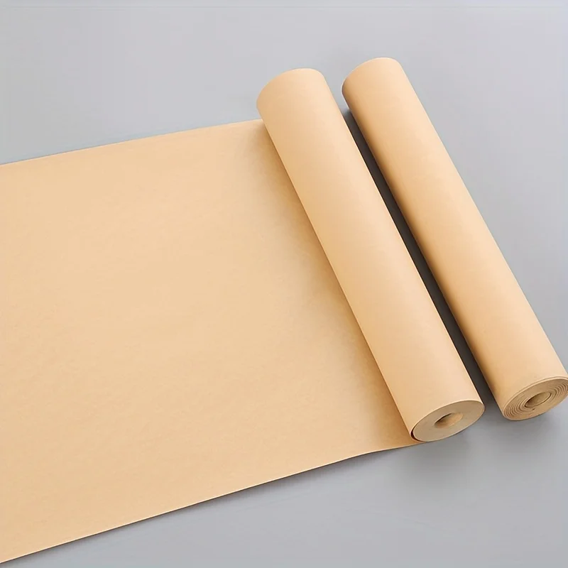 30cm 갈색 크래프트 종이 롤 선물 포장용 내구성 있는 공예 종이 책 표지 DIY 공예 테이블 매트, 다양한 크기 제공