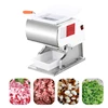 Stainless Steel Electric Meat Slicer Commercial Multi-Function Meat Slicing Machine Dicing Meat Cutter 220V 550W 1PC 1