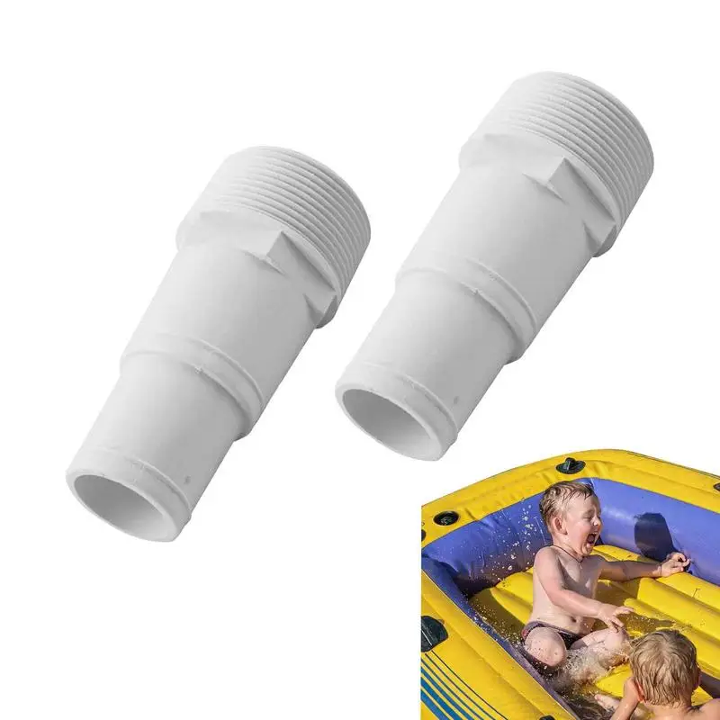 

PVC Tube Fitting Adapter 3.8cm/1.5inch Threaded Hose Fittings For 1-1/4 Or 1-1/2 Pipes 2pcs/set Connector PVC Adapter For