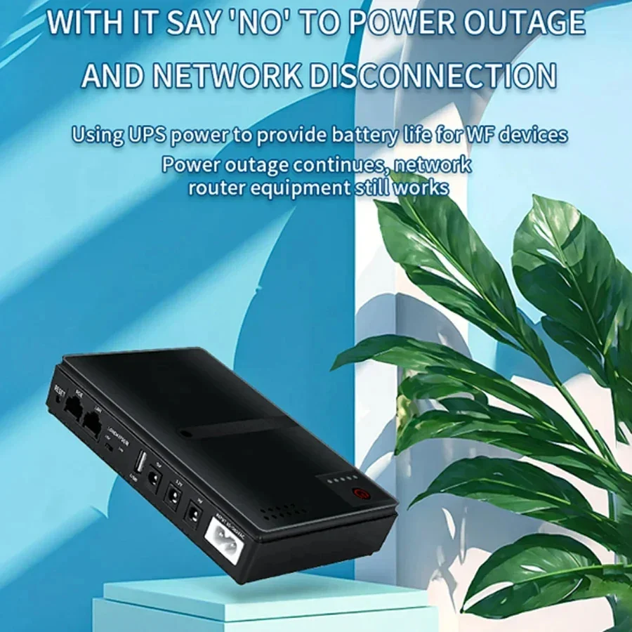 Backup Uninterruptible 10400Mah Power Supply Charger Cell Phone DC 