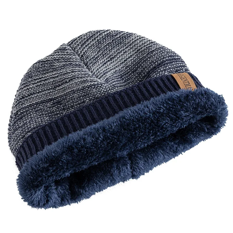 Hot Sale Unisex Winter Hats Casual Warm Beanie Cap For Men Women Letter Label Fashion Winter Knitted Hats