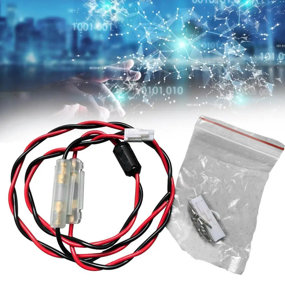 

Power Cable Cord For XIEGU Xiegu G90S G90 Shortwave QRP Radio Support With 12A 1M Fuse 10A