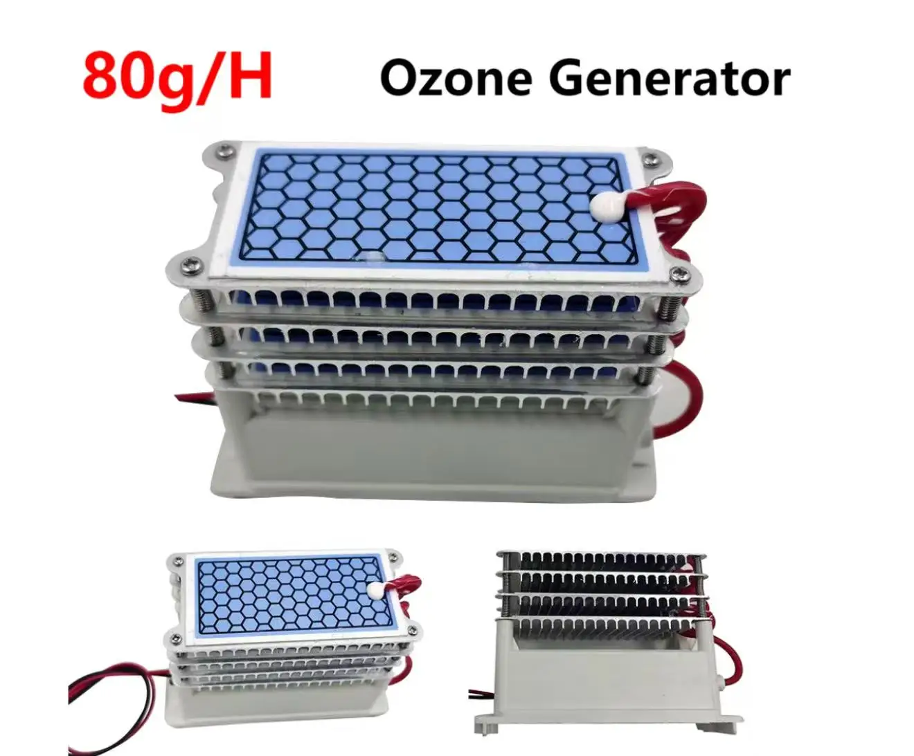 80 g/u Ozongenerator Luchtreiniger Ozonisator Steriliseren Luchtreiniger Behandeling Formaldehyde Verwijderen Geur Ozonizador Ozon Machine