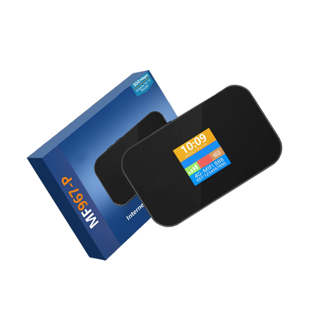 1개 4G 5G WiFi 6 모바일 핫스팟 라우터 블랙 지원 카드 글로벌 로밍 지원 향상된 연결성 다용도 사용 부품