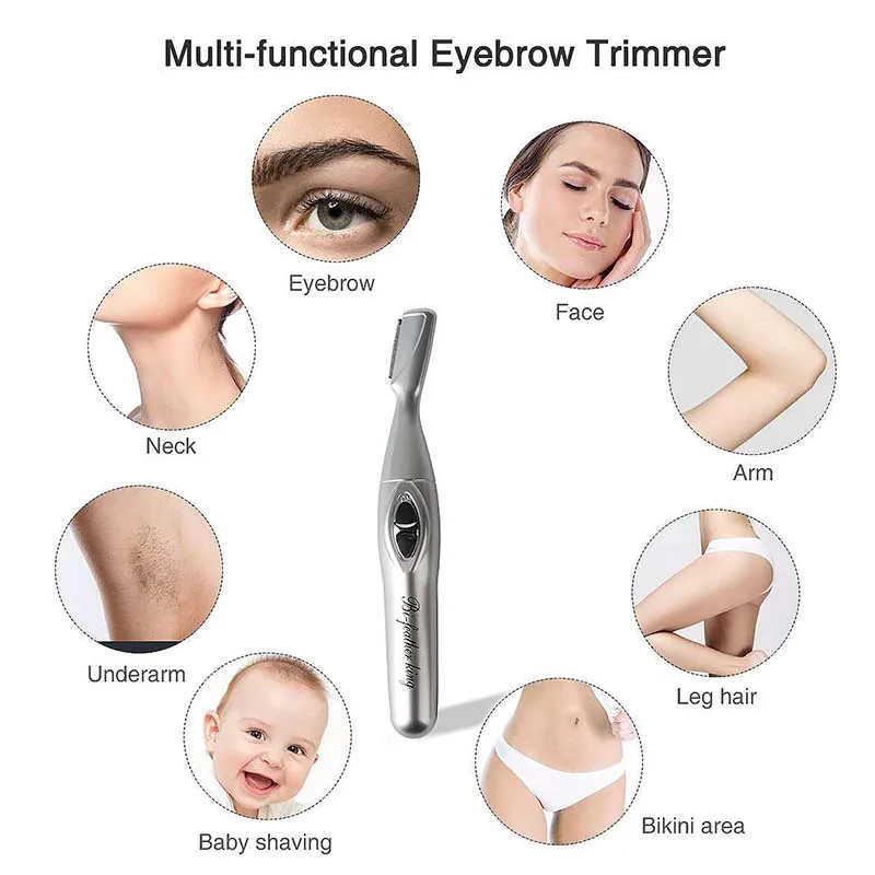 Electric Eyebrow Trimmer Mens And Womens Automatic Eyebrow Trimmer Artifact Hair Removal Beauty Trimmer Beginner Beauty Tool 5