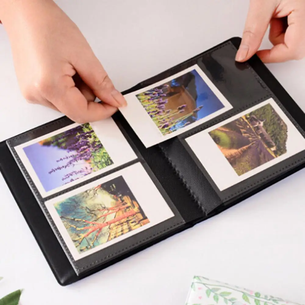 3 Inch Quicksand Sequin 64 Pockets Instax Mini Film Photo Album for FujiFilm Instax Mini 8 12 9 7s 50 90