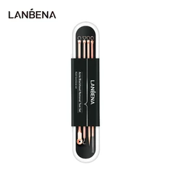 4PCS Rose Gold Acne Removal Needle Pimple Needle Blackhead Remover Acne Treatment Acne Needle Black Mask Acne Extractor Remover