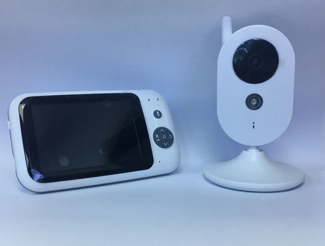 3.5Inch Screen Video Baby Monitor with Camera and Audio Night Vision,Two-Way Talk Temperature Monitor, VOX Mode, Lullabies 6