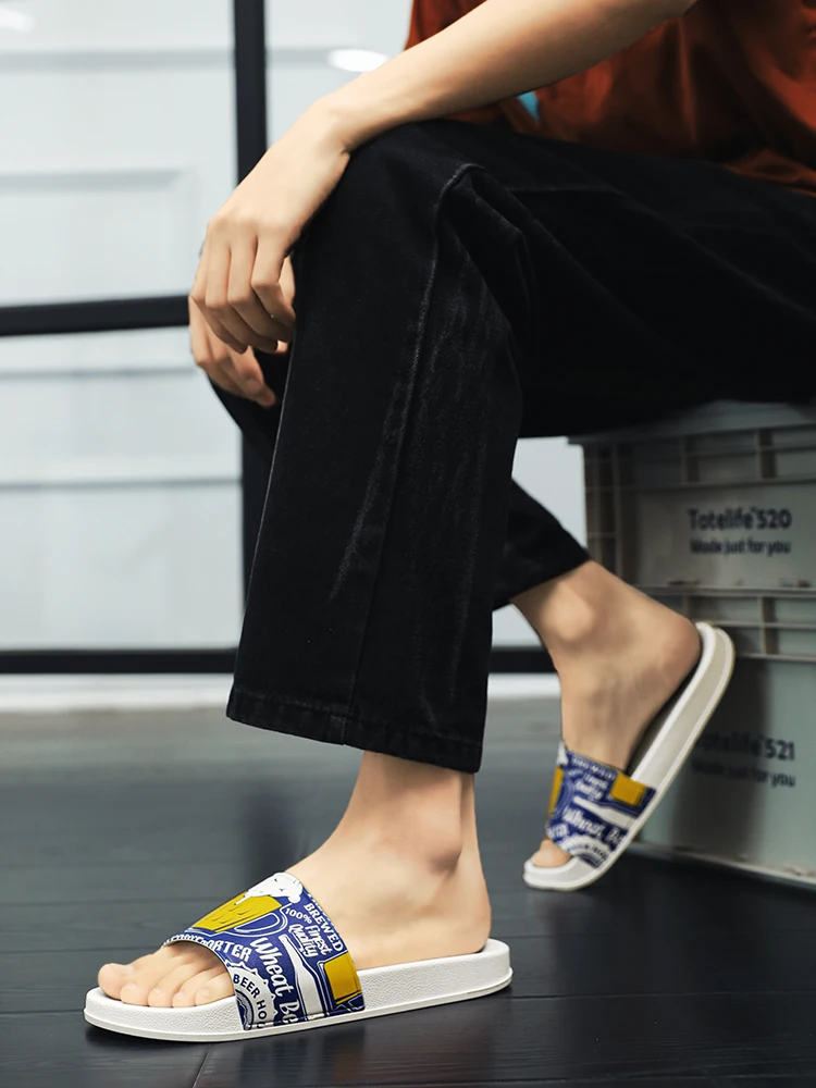 Pantofole da casa per coppia di scarpe da giardino per donna da spiaggia con suola morbida da uomo nuove primaverili_voghion.com