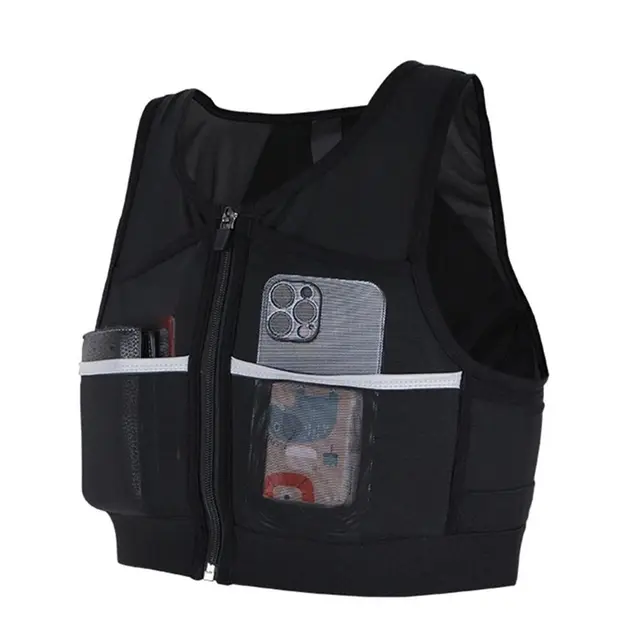 Reflective Large Capacity Men Women Running Jacket Running Storage Bag Running Backpack Running Chest Pack Marathon Vest Bags 6