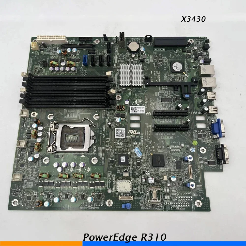 

Server Motherboard For DELL PowerEdge R310 5XKKK TH3YC 1V648 05XKKK 0TH3YC 01V648 X3430 4GB SATA 500G