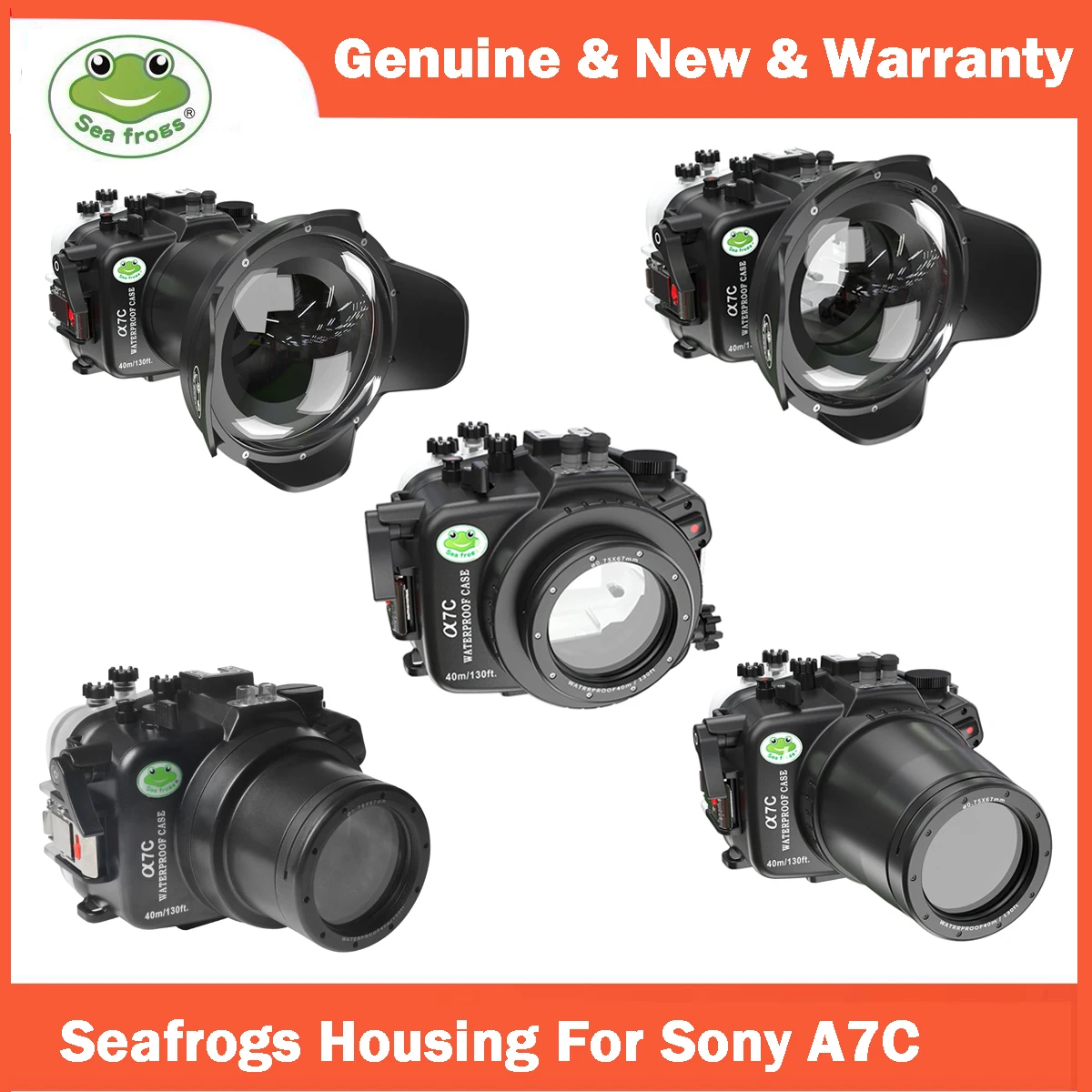 Underwater Housing A7c Waterproof Seafrogs [40M/130FT] Underwater