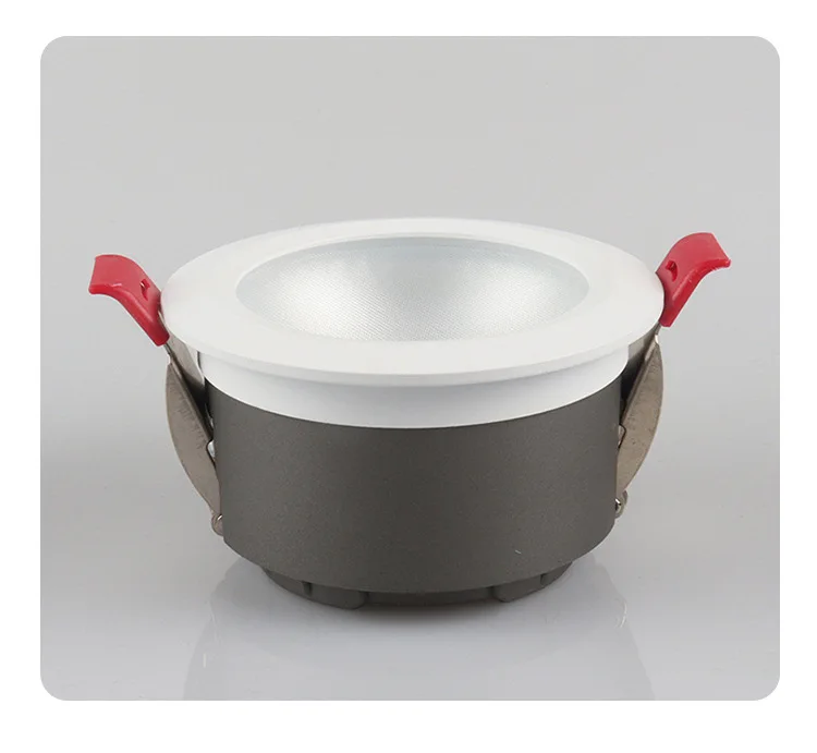110V 220V 매립형 통 95MM 개방형 야외 매장 사인 도어 헤드 통로 실내 안개 방지 숨겨진 통 5W 7W 12W 15W 18W