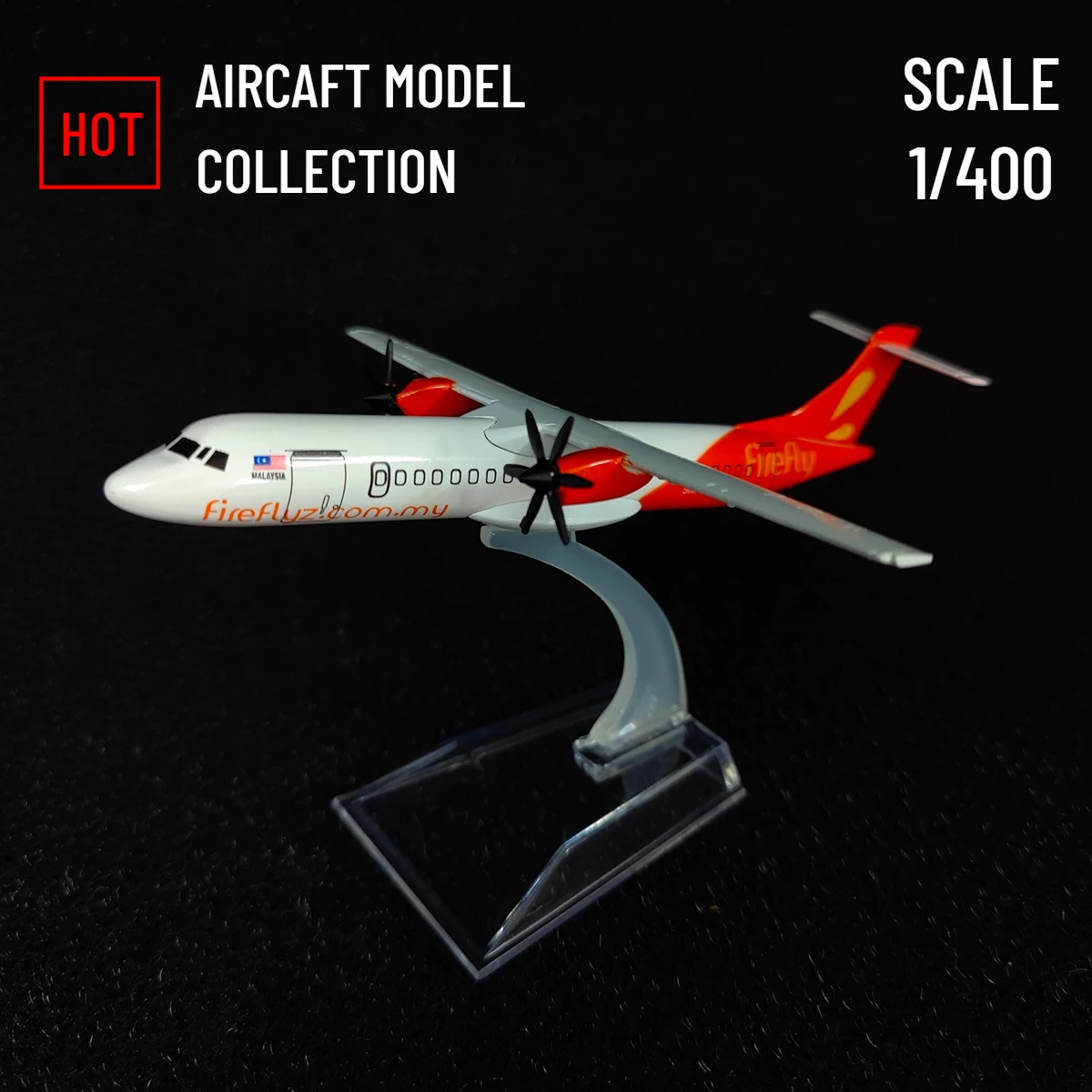 スケール 1:400 金属飛行機モデルミニチュア FIREFLY ATR72